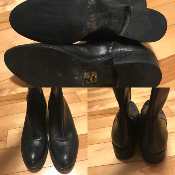 Browns black knee high leather boots, size 39 - Picture 7 of 7